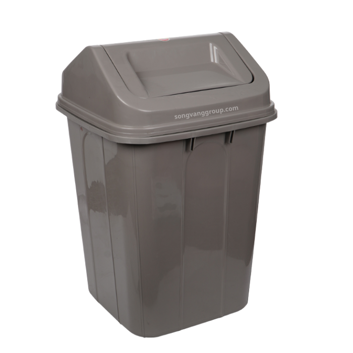 Thùng rác nhựa nắp lật 60l