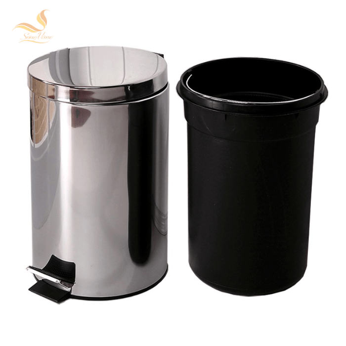 Thùng rác inox đạp chân 20 lít