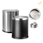 Thùng rác inox nắp lật A36H