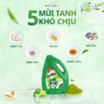 Nước Rửa Chén Sunlight trà xanh