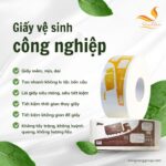 Đặc điểm nổi giấy vệ sinh cuộn lớn sóng vàng