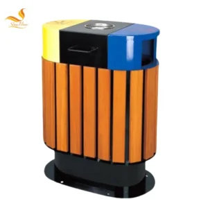 Thùng rác gỗ ngoài trời VHP-AQ-005