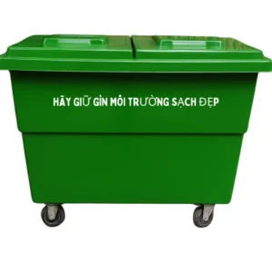 Thùng Rác 1000 Lít Nhựa Composite